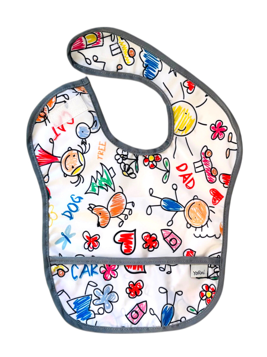 3-24 AY, Family, Sıvı Geçirmeyen, İlk Önlüğüm, Cepli, Cırtlı Mama Önlüğü, Önlük, Çok Amaçlı Beslenme Önlüğü