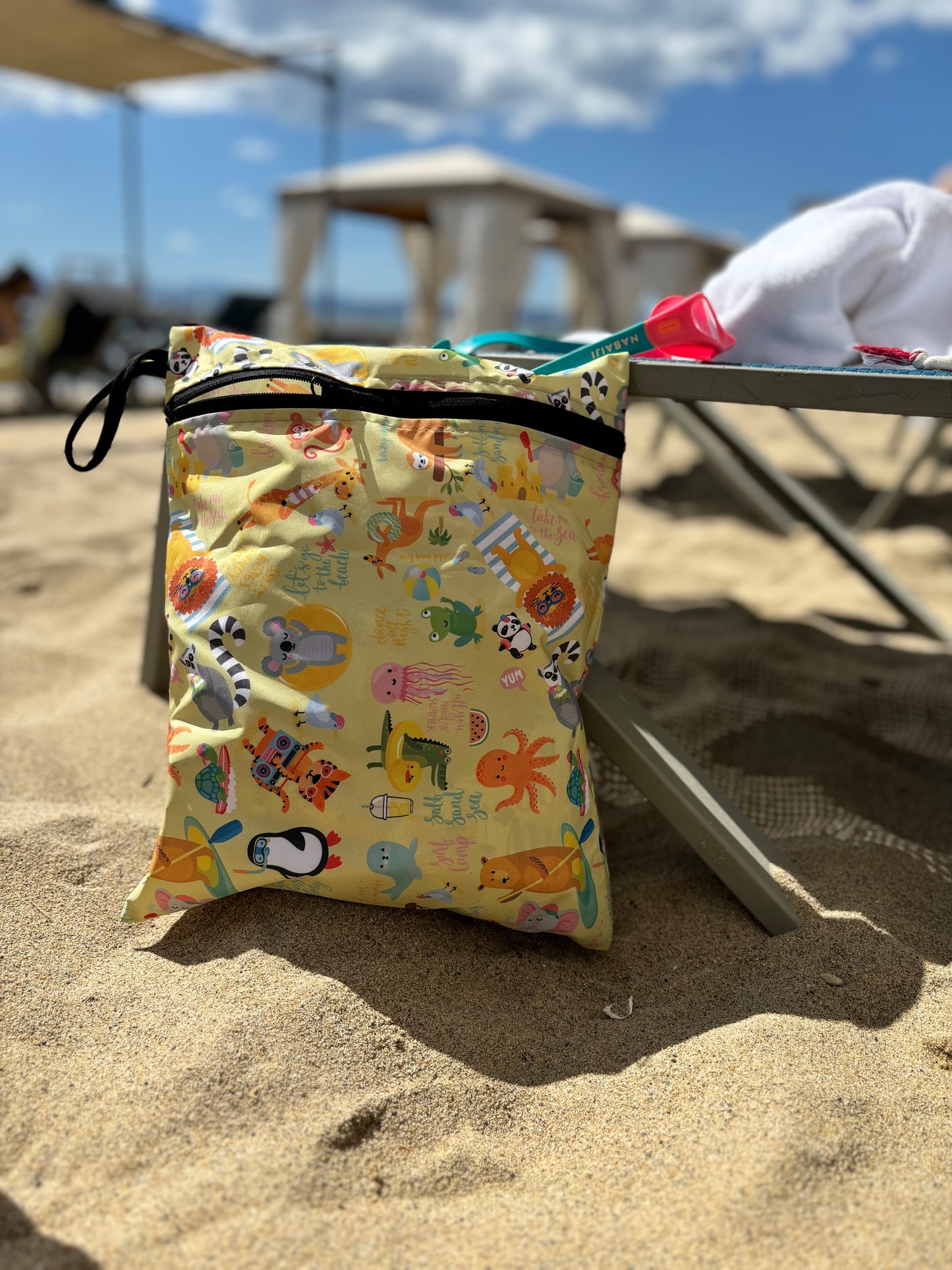 Summer, Sıvı Geçirmeyen, Islak/Kuru Çok Amaçlı Çanta, Fermuarlı, Makinede Yıkanabilir, Islak Mayo, Kirli Kıyafet, Organizer vs için