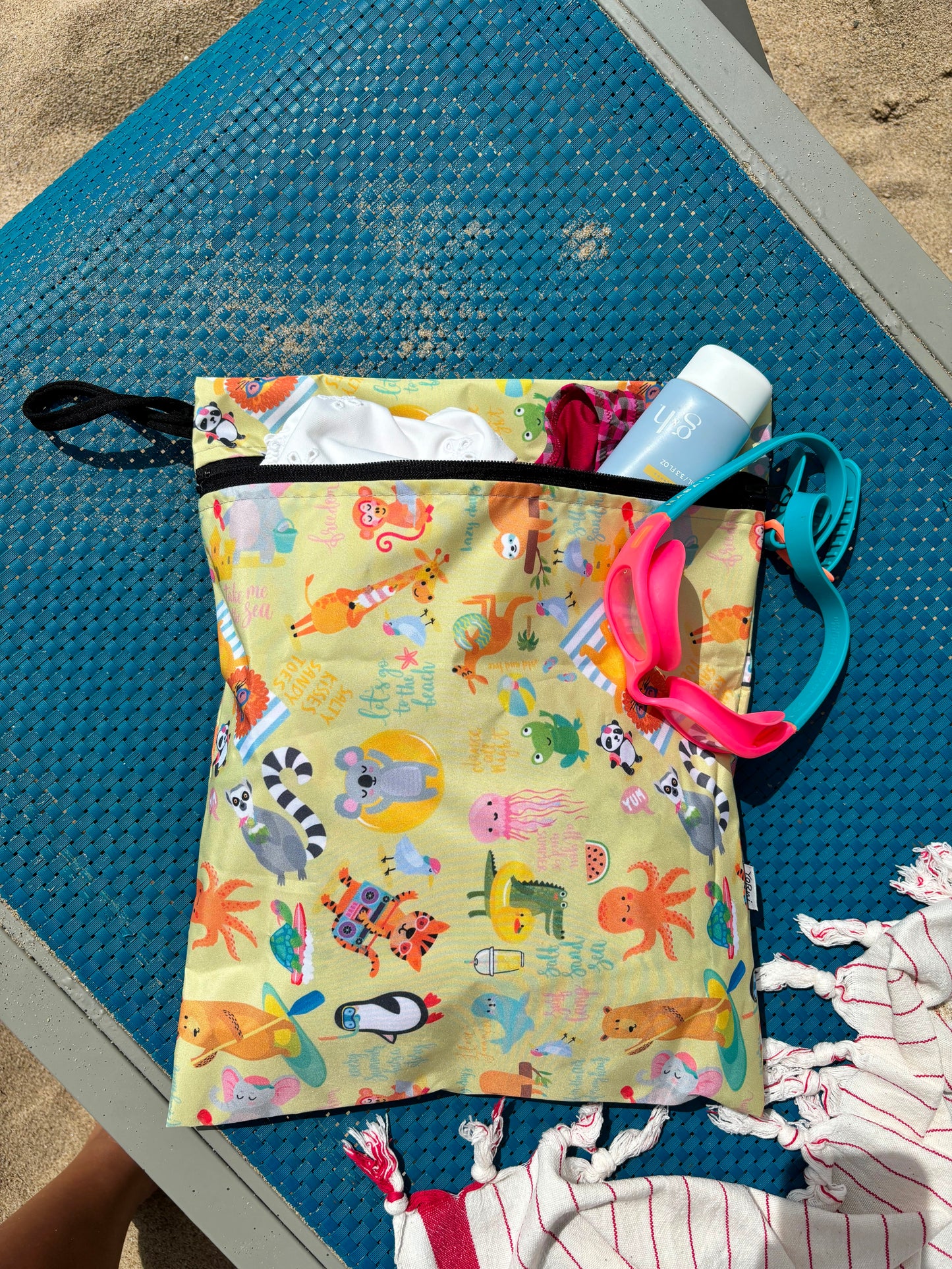 Summer, Sıvı Geçirmeyen, Islak/Kuru Çok Amaçlı Çanta, Fermuarlı, Makinede Yıkanabilir, Islak Mayo, Kirli Kıyafet, Organizer vs için