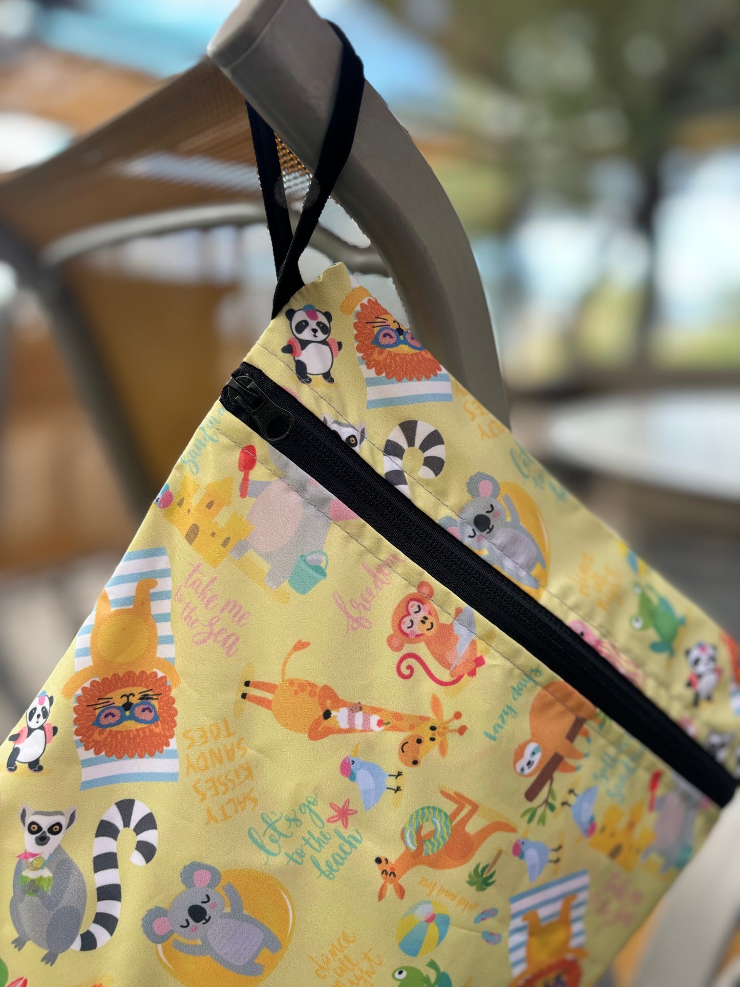 Summer, Sıvı Geçirmeyen, Islak/Kuru Çok Amaçlı Çanta, Fermuarlı, Makinede Yıkanabilir, Islak Mayo, Kirli Kıyafet, Organizer vs için