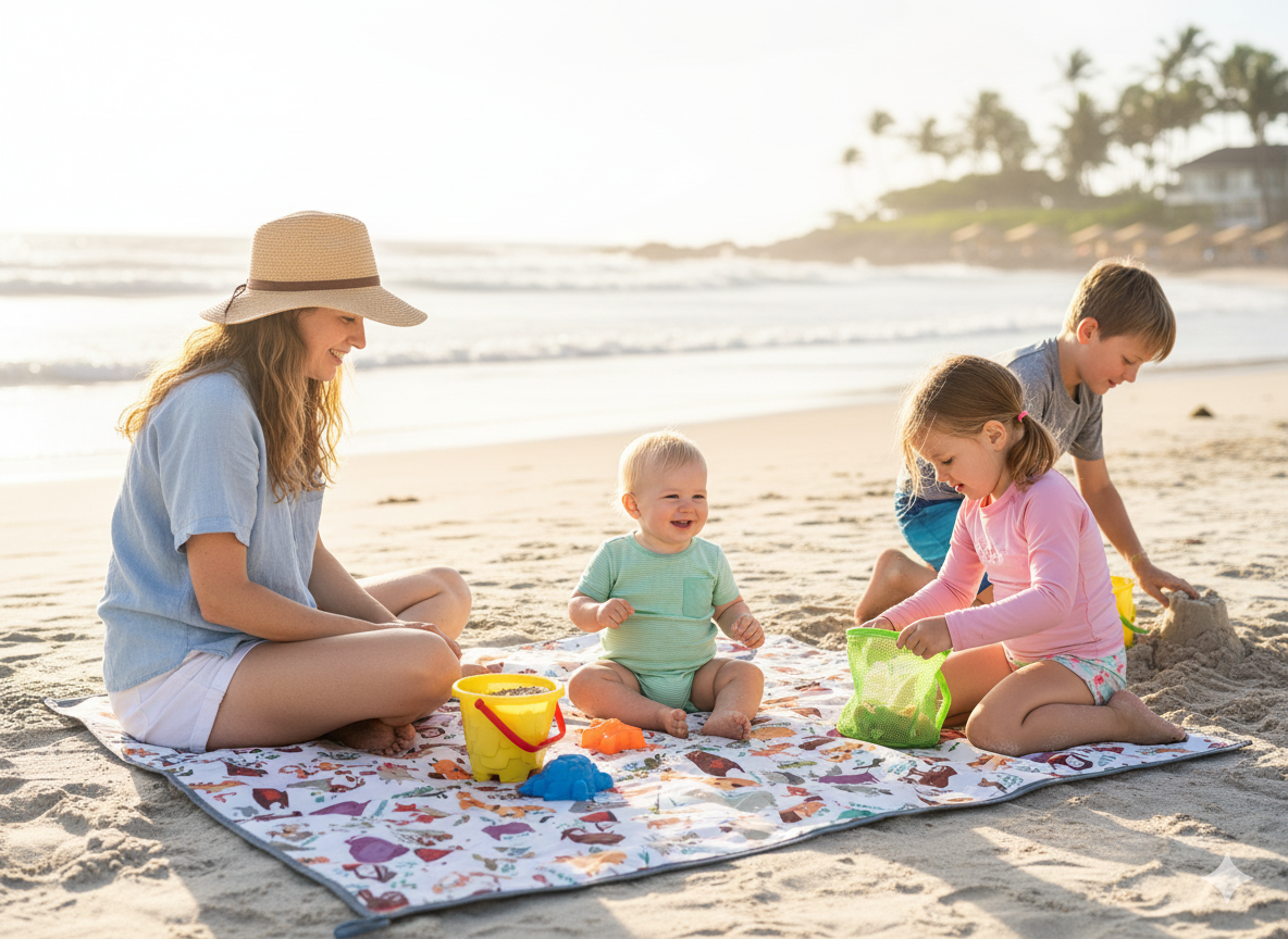 Zoo, Sıvı Geçirmeyen, Çok Amaçlı Örtü, Yerde, Masada, Banyoda, Arabada, Bahçede, Plajda