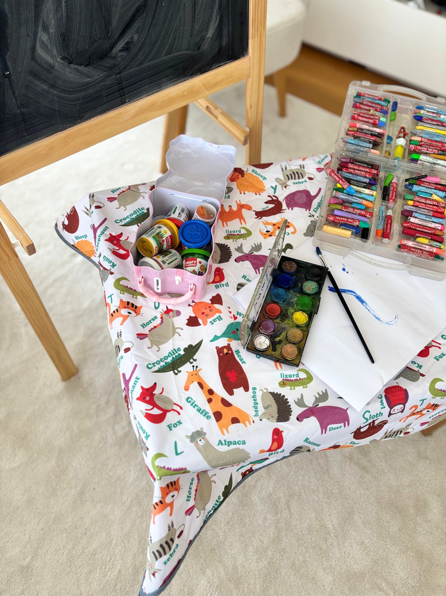 Zoo, Sıvı Geçirmeyen, Çok Amaçlı Örtü, Yerde, Masada, Banyoda, Arabada, Bahçede, Plajda