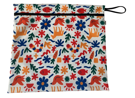 Minimal, Sıvı Geçirmeyen, Islak/Kuru Çok Amaçlı Çanta, Fermuarlı, Makinede Yıkanabilir, Islak Mayo, Kirli Kıyafet, Organizer vs için