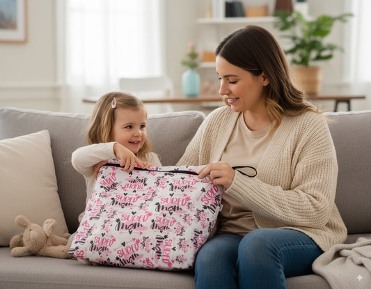 Mom, Sıvı Geçirmeyen, Islak/Kuru Çok Amaçlı Çanta, Fermuarlı, Makinede Yıkanabilir, Islak Mayo, Kirli Kıyafet, Organizer vs için