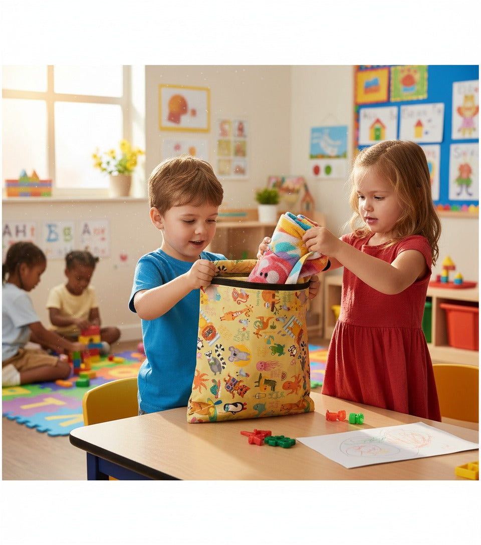 Summer, Sıvı Geçirmeyen, Islak/Kuru Çok Amaçlı Çanta, Fermuarlı, Makinede Yıkanabilir, Islak Mayo, Kirli Kıyafet, Organizer vs için