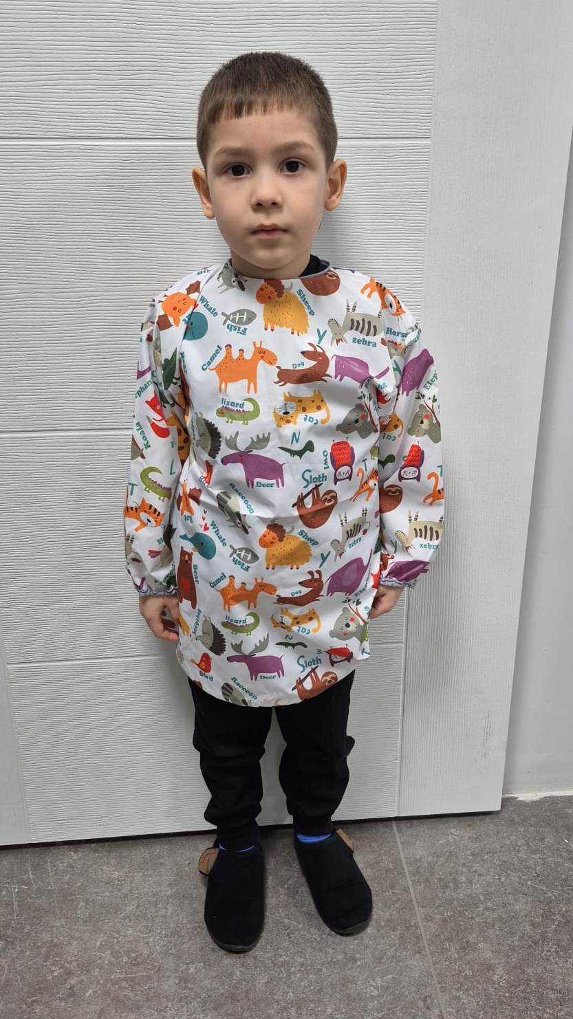 Zoo, Sıvı Geçirmez, Cırtlı, Uzun Kollu Çocuk Faaliyet, Etkinlik, Aktivite, Boyama Önlüğü, Önlük