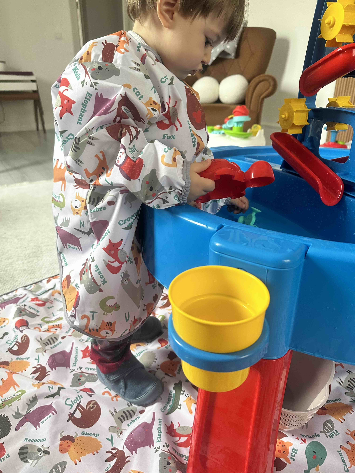 Zoo, Sıvı Geçirmez, Cırtlı, Uzun Kollu Çocuk Faaliyet, Etkinlik, Aktivite, Boyama Önlüğü, Önlük