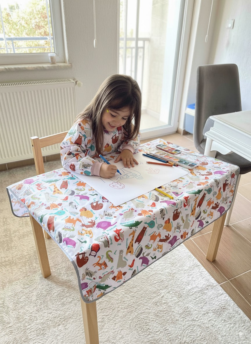 Zoo, Sıvı Geçirmeyen, Çok Amaçlı Örtü, Yerde, Masada, Banyoda, Arabada, Bahçede, Plajda