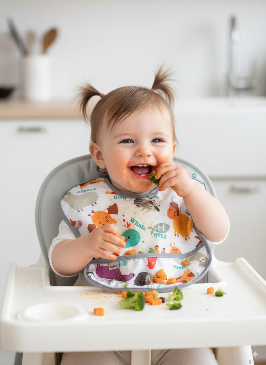 3-24 AY, Zoo, Sıvı Geçirmeyen, İlk Önlüğüm, Cepli, Cırtlı Mama Önlüğü, Önlük, Çok Amaçlı Beslenme Önlüğü